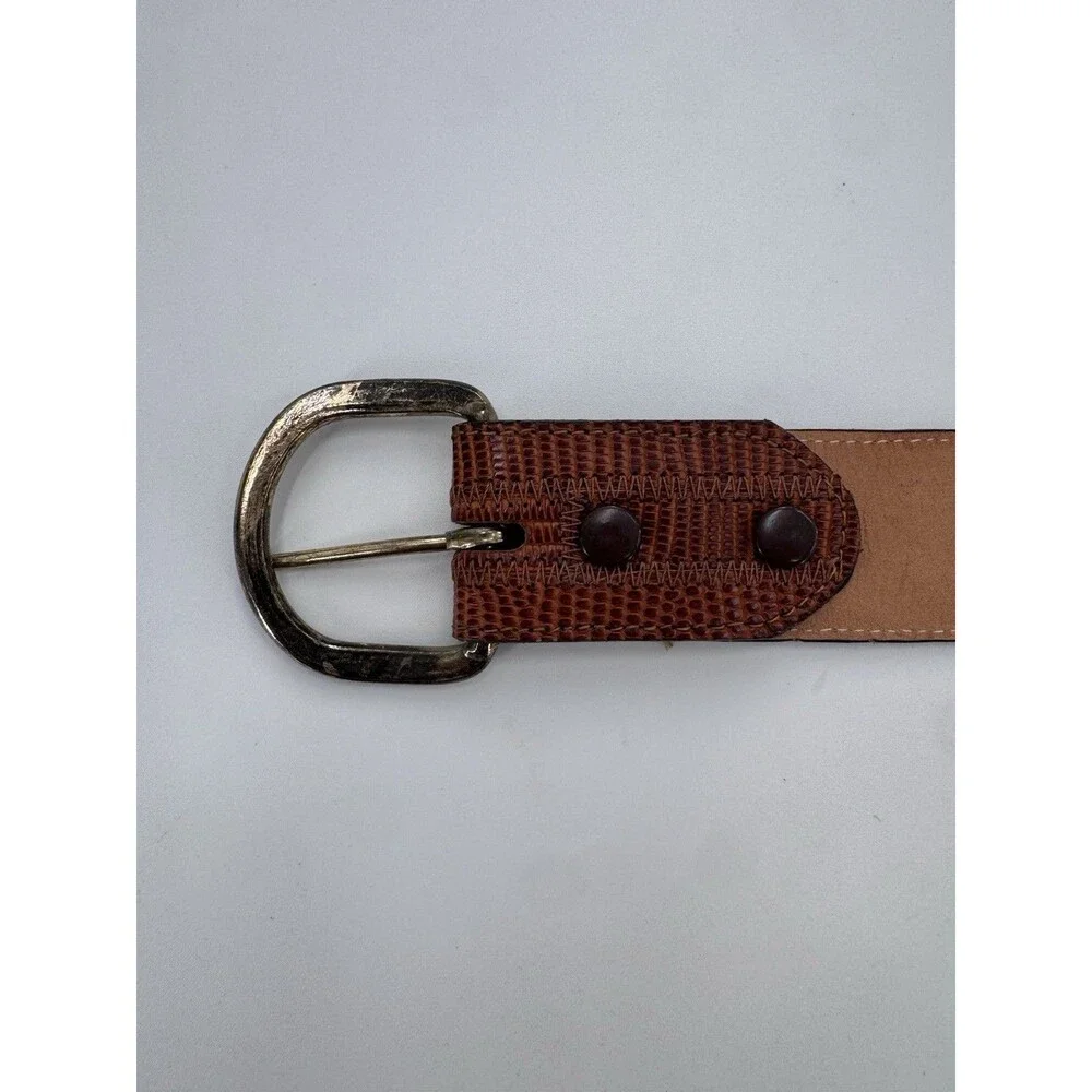 TONY LAMA Size 28 Genuine Lizard LEATHER BELT fits 22